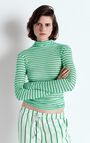 Women's t-shirt Massachusetts, GREEN STRIPES, hi-res-model