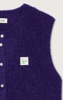 Women's cardigan East, PURPLE MELANGE, hi-res