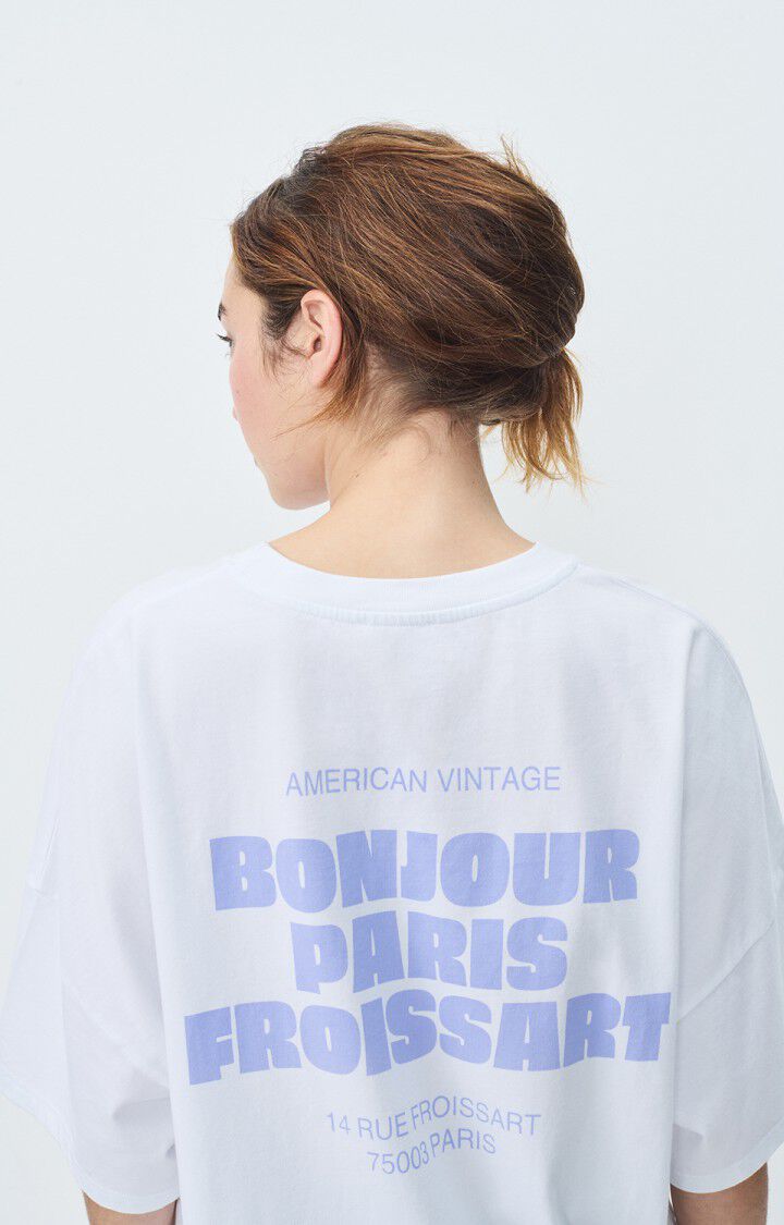 Unisex's t-shirt Fizvalley "Bonjour Paris Froissart"