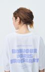 Unisex's t-shirt Fizvalley "Bonjour Paris Froissart", WHITE, hi-res-model