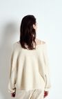 Women's sweatshirt Itonay, MELANGE ECRU, hi-res-model