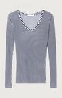 Women's t-shirt Massachusetts, NAVY STRIPES, hi-res