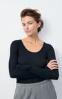 Women's t-shirt Massachusetts, NAVY, hi-res-model