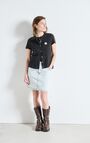Women's cardigan East, MELANGE CHARCOAL, hi-res-model