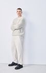 Men's jumper East, MELANGE POWDER SNOW, hi-res-model