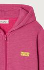 Kid's hoodie Doven, OVERDYED FLUO GERANIUM, hi-res