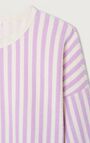 Women's sweatshirt Bobypark, LAVENDER STRIPES, hi-res
