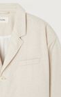 Men's blazer Uyabow, MELANGE ECRU, hi-res