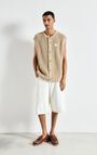 Men's cardigan Crashway, LINEN MELANGE, hi-res-model