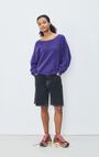 Women's jumper Damsville, PURPLE MELANGE, hi-res-model