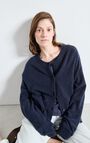 Women's cardigan Damsville, NAVY BLUE BLACK MELANGE, hi-res-model