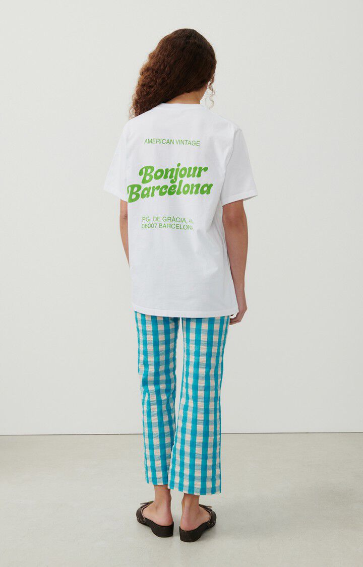 Unisex's t-shirt Fizvalley "Bonjour Barcelona"