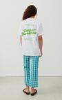 Unisex's t-shirt Fizvalley "Bonjour Barcelona", WHITE, hi-res-model