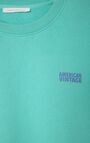 Women's sweatshirt Izubird, VINTAGE GREEN ACQUA, hi-res