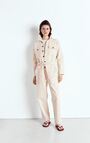 Women's jumpsuit Snopdog, ECRU, hi-res-model