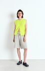 Women's cardigan East, NEON YELLOW, hi-res-model