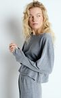 Women's sweatshirt Ofybow, MELANGE STORM, hi-res-model