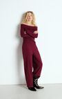 Women's t-shirt Ouky, VINTAGE BURGUNDY, hi-res-model