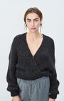 Women's cardigan East, MELANGE CHARCOAL, hi-res-model