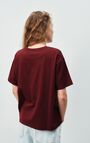 Women's t-shirt Fizvalley, VINTAGE BURGUNDY, hi-res-model