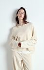 Women's sweatshirt Itonay, MELANGE ECRU, hi-res-model