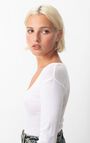 Women's t-shirt Massachusetts, WHITE, hi-res-model