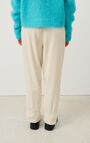 Women's trousers Padow, ECRU VINTAGE, hi-res-model